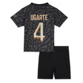 Paris Saint-Germain Manuel Ugarte #4 3rd Trikot 2023-24 Kurzarm (+ kurze hosen)